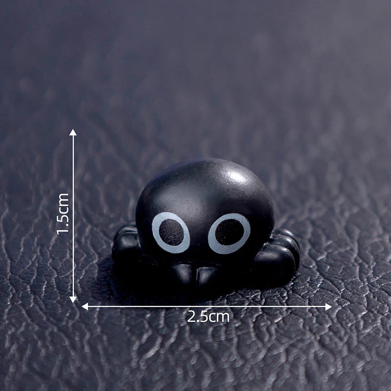 3D Horror Halloween Decoration Miniature Raven Tombstone Ghost Skeleton Skull Micro Resin Figurine Ornaments Hallowma Prop