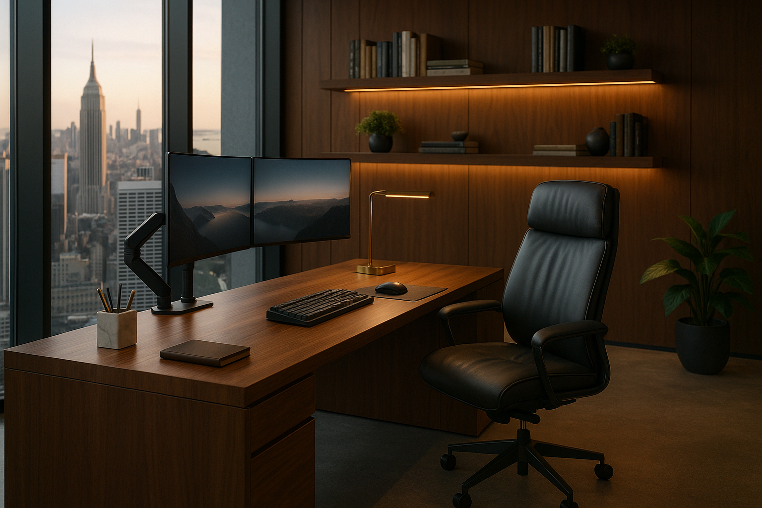 high end work space