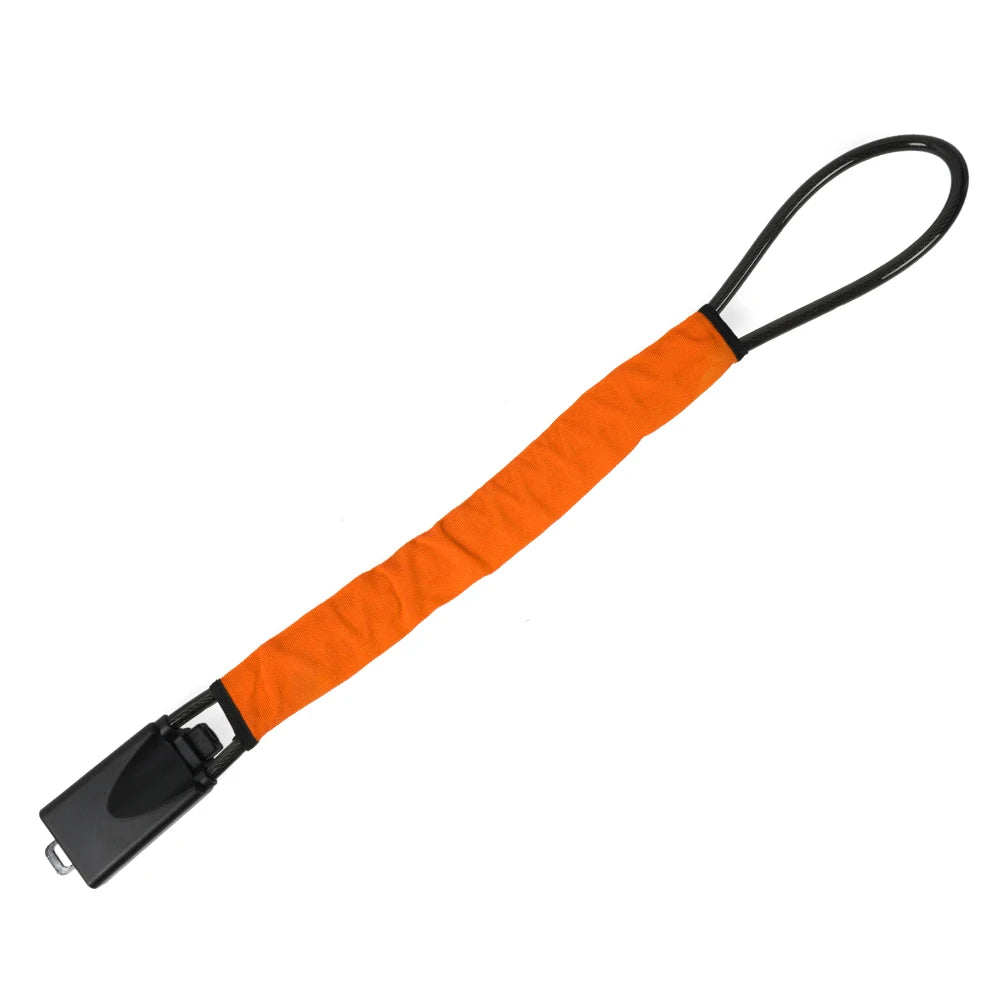 Universal Steering Wheel Lock With Seat Belt Socket 5mm Thick Braided Steel Rope With 3 Keys Anti-Theft Safety Lock STW049