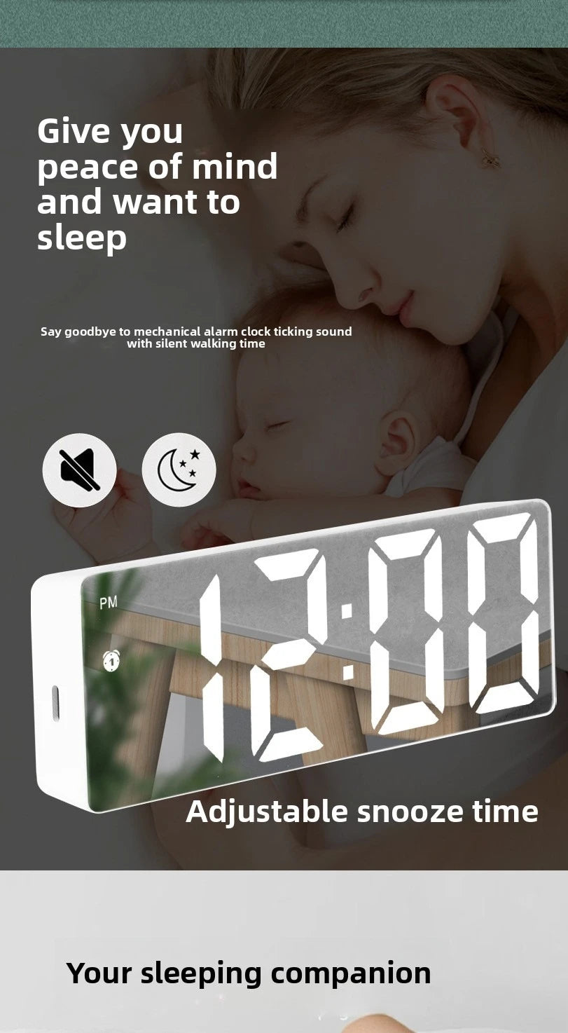 Led Digital Clock Smart Life Table Decorations Child Alarm Clock Bedroom Decoration Watch Desk