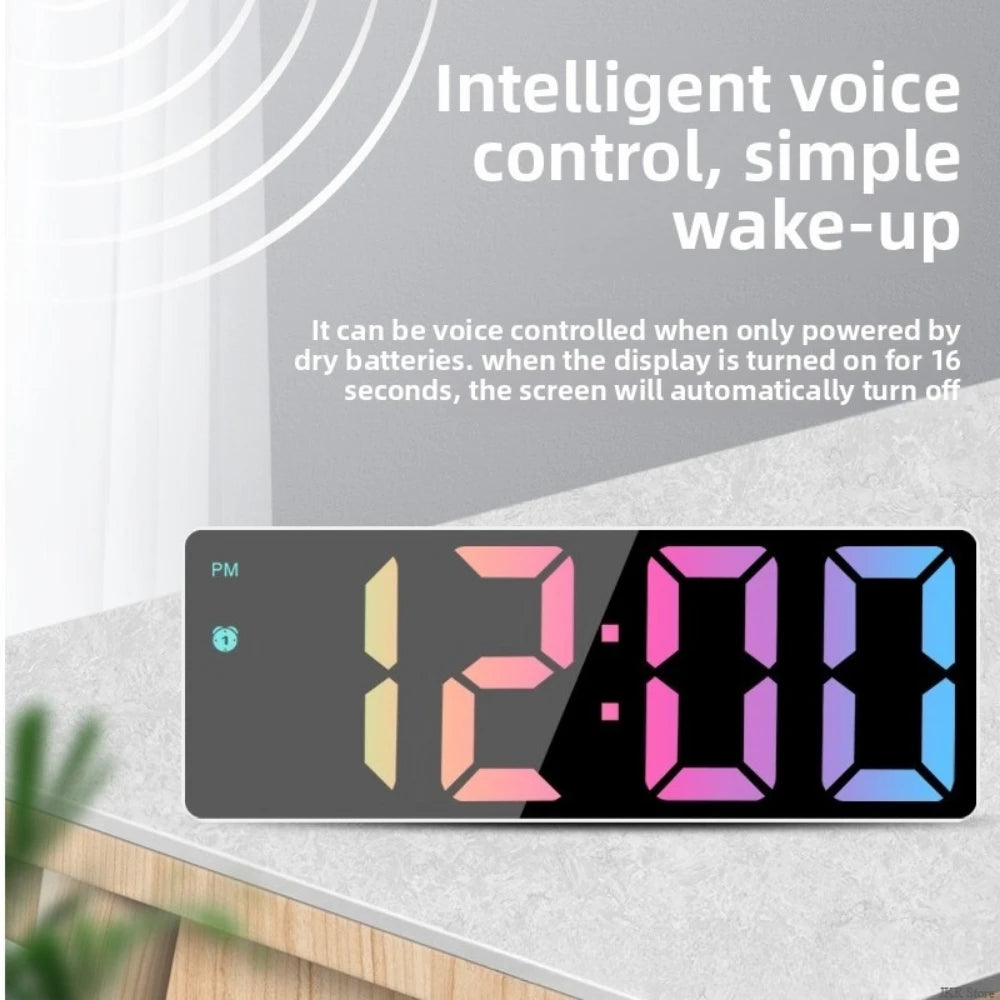 Led Digital Clock Smart Life Table Decorations Child Alarm Clock Bedroom Decoration Watch Desk