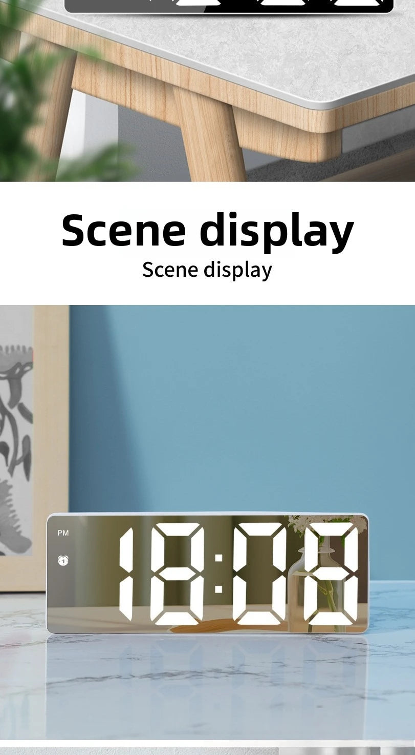 Led Digital Clock Smart Life Table Decorations Child Alarm Clock Bedroom Decoration Watch Desk