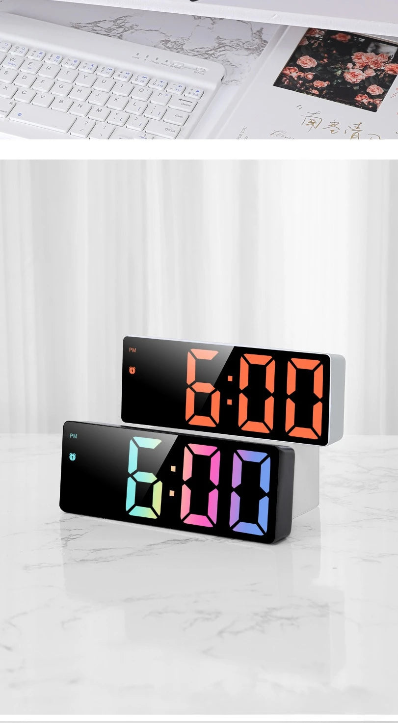 Led Digital Clock Smart Life Table Decorations Child Alarm Clock Bedroom Decoration Watch Desk