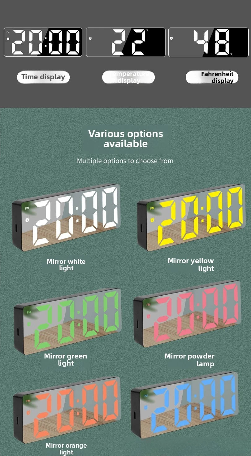 Led Digital Clock Smart Life Table Decorations Child Alarm Clock Bedroom Decoration Watch Desk