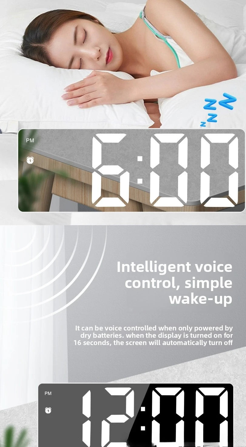 Led Digital Clock Smart Life Table Decorations Child Alarm Clock Bedroom Decoration Watch Desk
